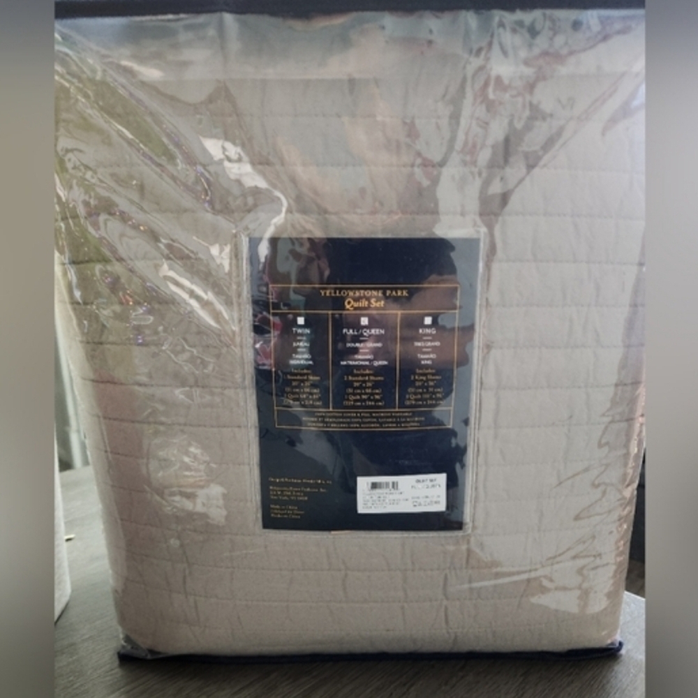 Quilt Set - Cream